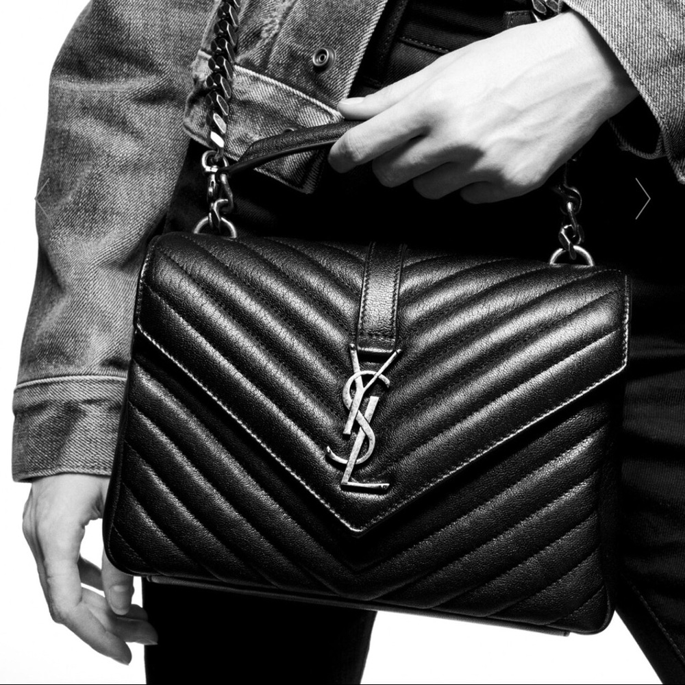 Saint Laurent medium colllege Matelassê Leather